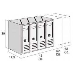 Cassetta cubo C5