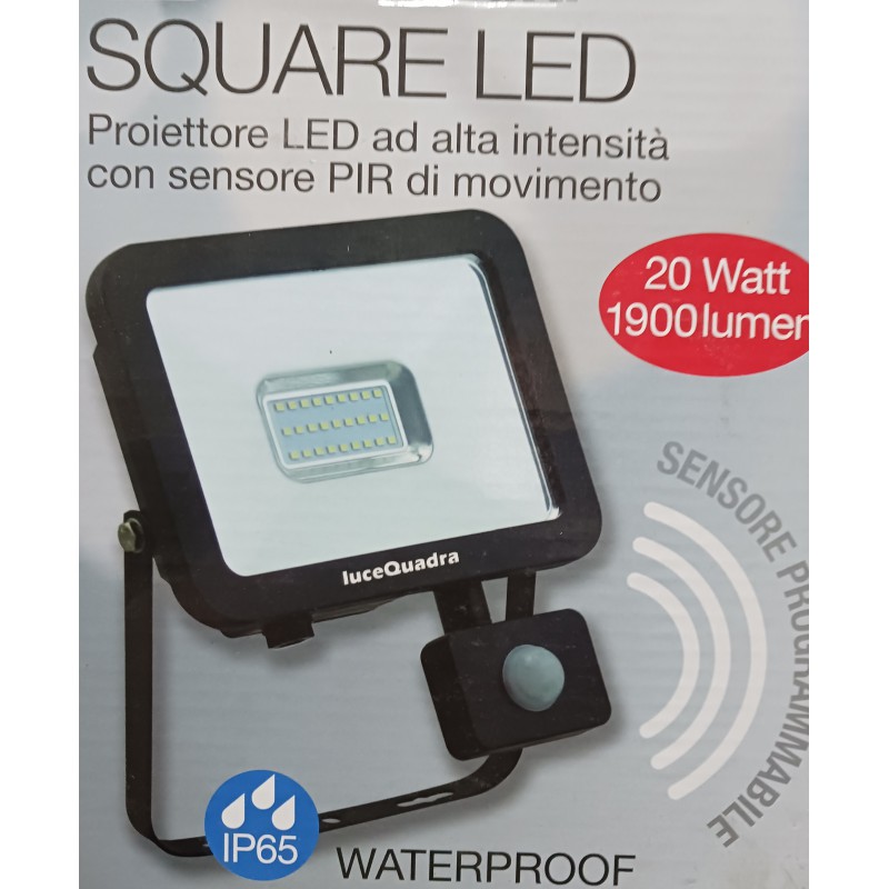 Proiettore a led con sensore