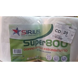 Carta asciug.cellulosa siriuz pz.2