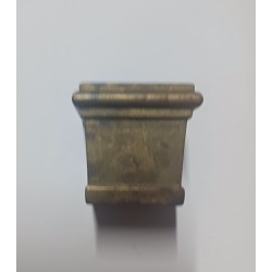 Piedino in ottone quadrato