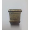 Piedino in ottone quadrato