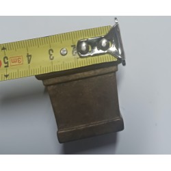 Piedino in ottone quadrato
