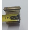 Piedino in ottone quadrato