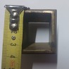 Piedino in ottone quadrato