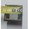 Piedino in ottone quadrato
