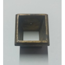Piedino in ottone quadrato