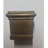 Piedino in ottone quadrato